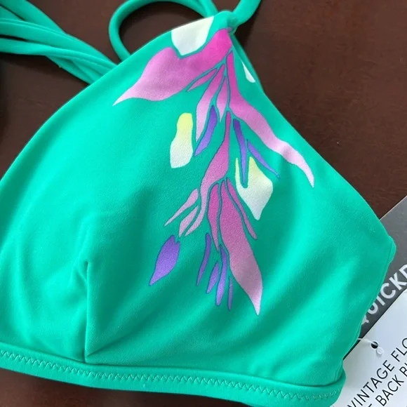 Athleta Vintage Floral Tie Back Bikini Top - Picture 5 of 9